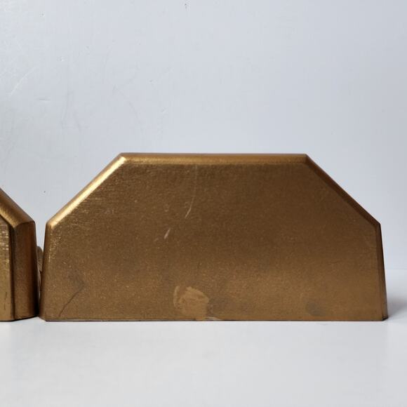 Vintage Burwood Shelves Homco Gold Hollywood 8" Regency Wall Accent Set Of 2 - Picture 2 of 10